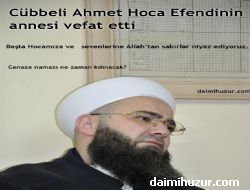 Cbbeli Hocamzn annesi vefat etti